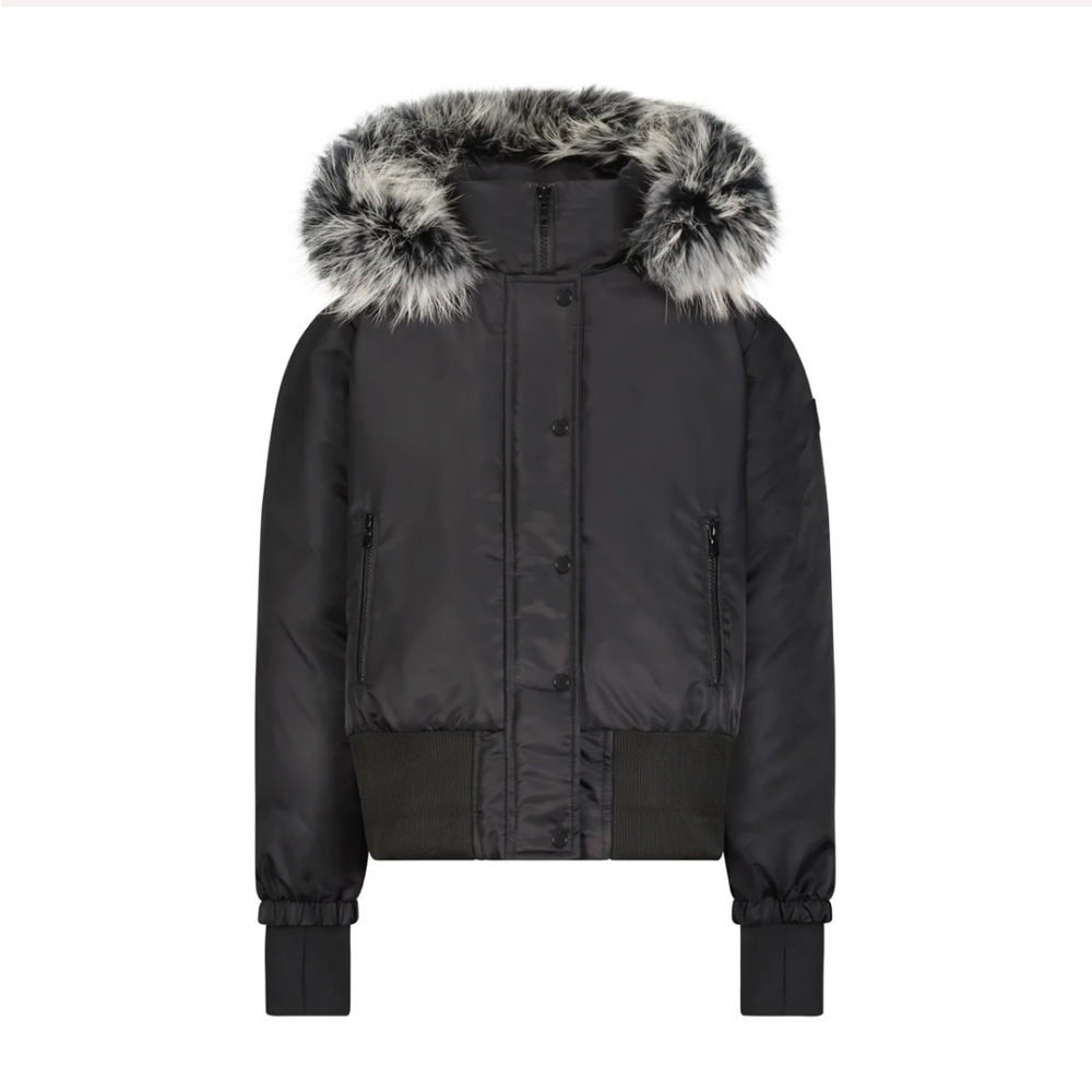 New with tags Scotch Bonnet Teen Bomber in Black, size 20